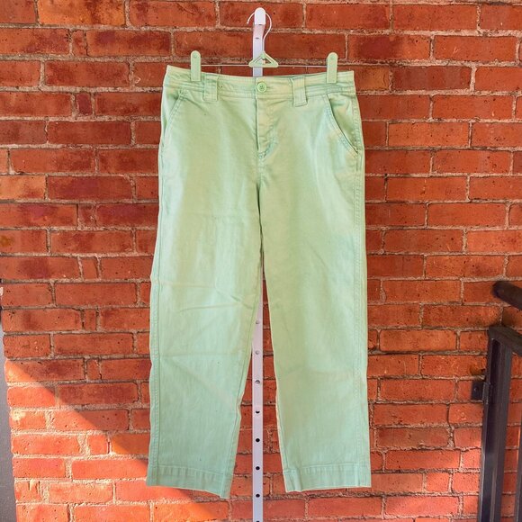 green straight leg pants - Picture 1 of 5